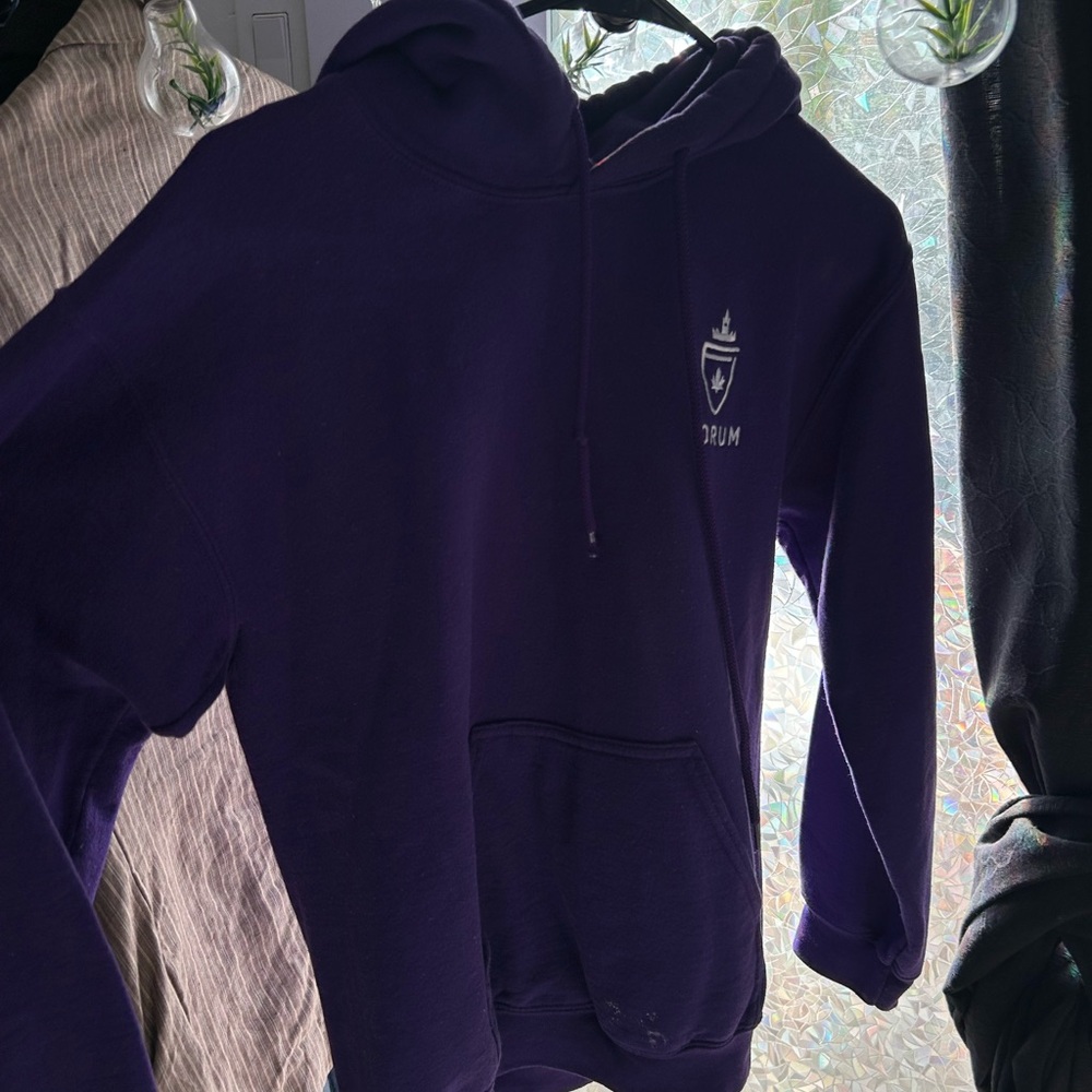 Purple Hoodie with Logo